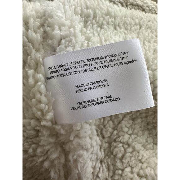 ORVIS Mens Extra Large XL Gray Quarter 1/4 Zip Pullover Textured Fleece Lined - Picture 9 of 10